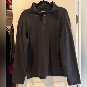 Alpine Design Women's Black Quarter-Zip fleece Sweatshirt